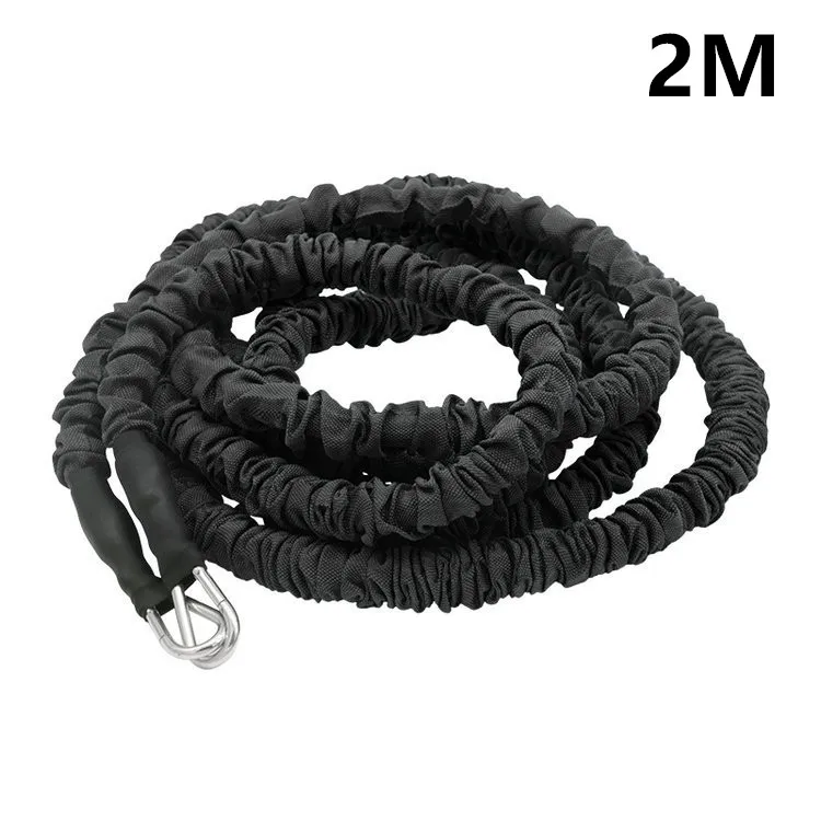 חבל אימון התנגדות 2/3M 50/80LB כוח התפשטות קפיצה חבל אימון פיזי משפר מהירות, עמידות וכוח