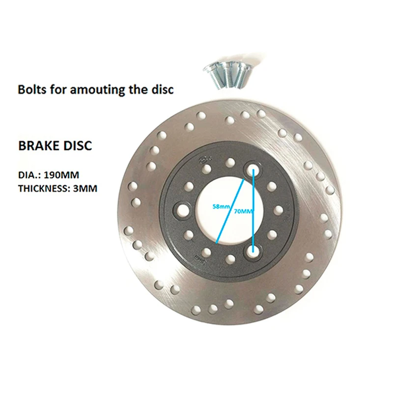 

Electric Scooter Motorcycle Brake Disc 190MM