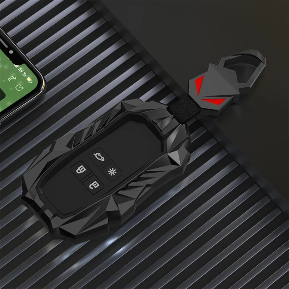 Copri chiave auto in lega di zinco per Renault Koleos Kadjar Scenic Megane Sandero Espace Clio Captur Kangoo Laguna Talisman Twingo - S3ccfe97db6bb46e58fc805dfd5349d62T