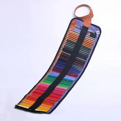 Vibrant Colored Pencil Set with Eco - Friendly Canvas Case - Ideal for Coloring, Drawing, Sketching, and Crafting (72Pcs)