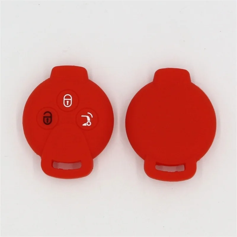 Silicone Car Key Case Cover for Benz Smart Fortwo Forfour 2009