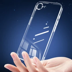 Ultra Thin Crystal Clear Silicone Case - Transparent Soft TPU Back Cover for iPhone 17 e