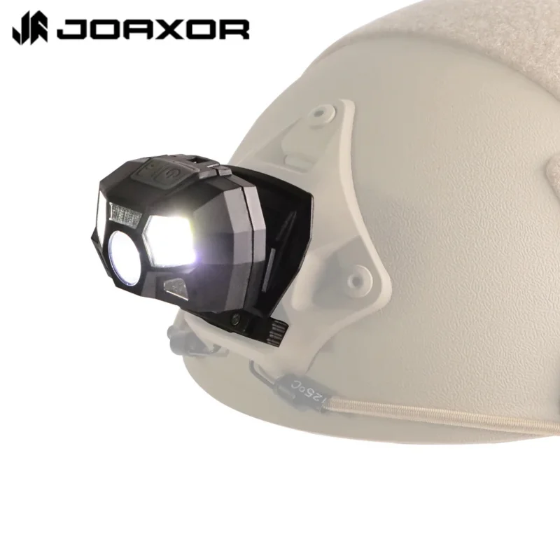 AXOR-Casque Dulhelf LED, Bouclier NVG, Lumière montée, Chargement USB, Induction, Convient pour la chasse en plein air et la pêche