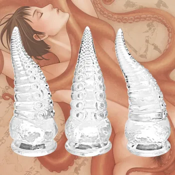 Octopus Tentacle Big Dildo for Women Couples Anus Expander Adults Products Anal Plug Clitoral Stimulation Sex Toys Erotic Games 4