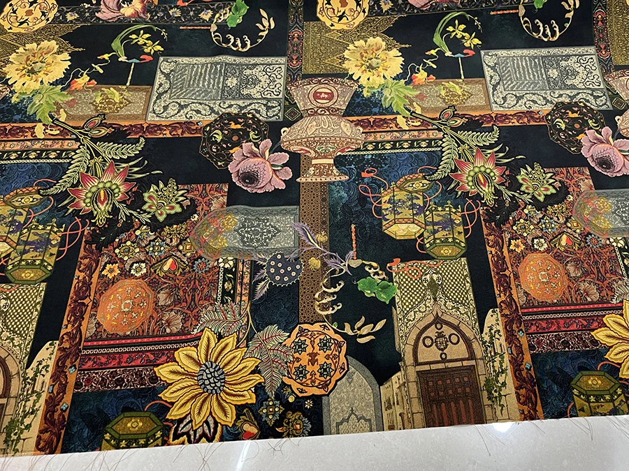 30MommeHighQualityRealSilkStretchCrepeClothingFabricGraceful