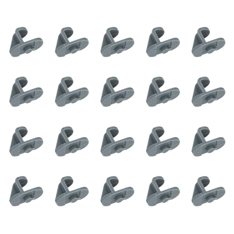 20pcs Kühlschrankregal Support Gefrierklammern Kommerzielle Küche Ersatz B03E – Detail 10