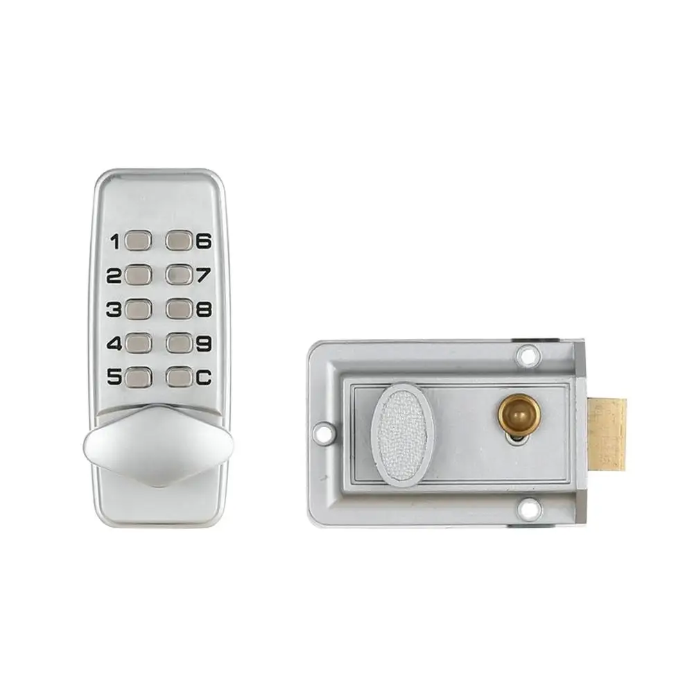 Mechanical Door Lock Digital Combination Lock Push Button Keypad