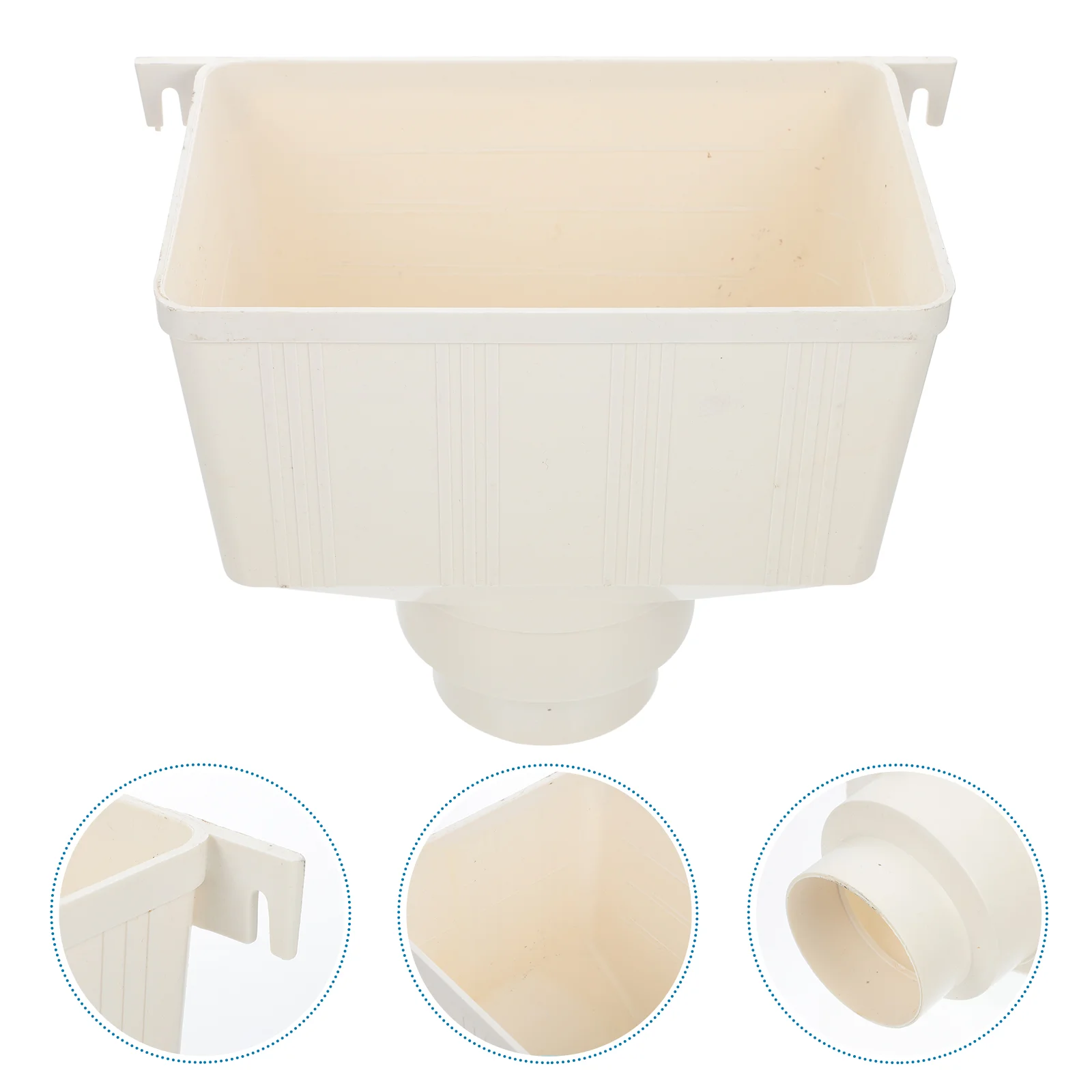 Drain Pipe Water Recuperator Gutter Downspout Goutiere Diverter Roof Pvc Filter Hose Supplies Compression