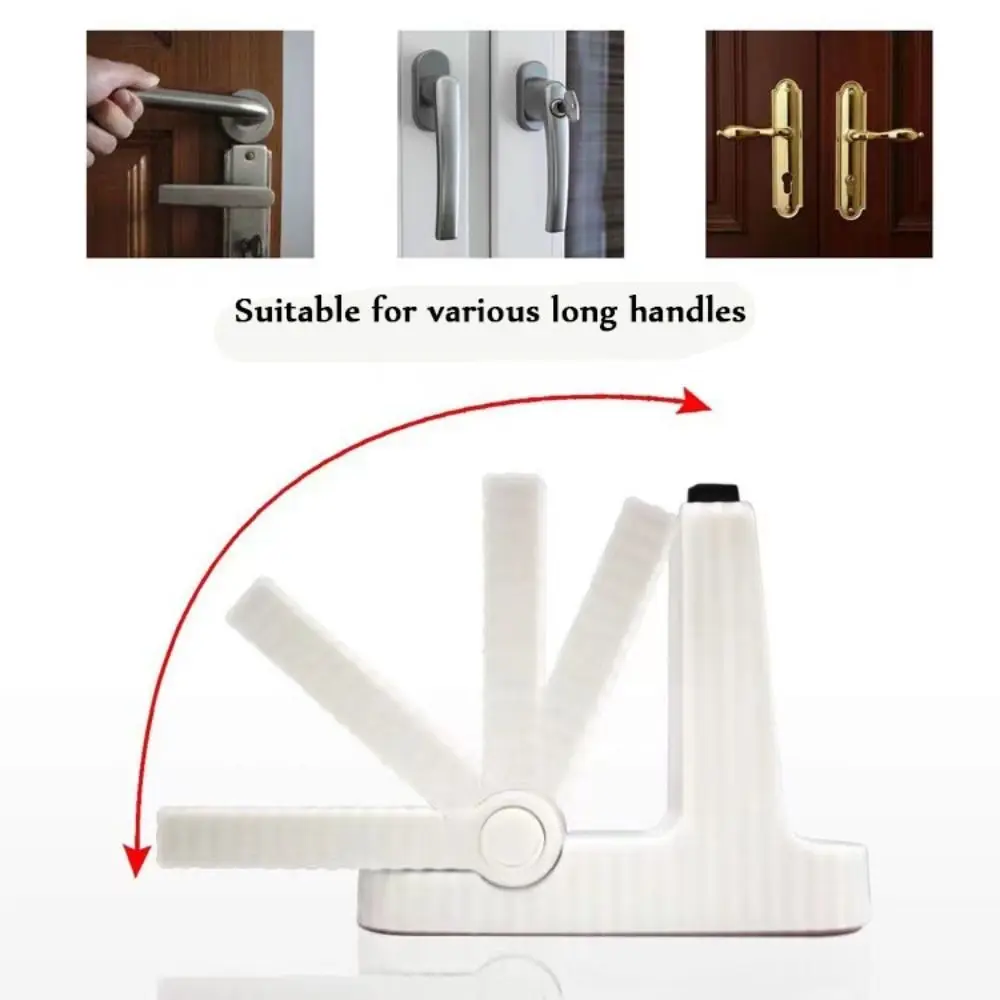 

Wardrobe Children Protection Device Cupboard Door Lever Lock Multi-function for For Children