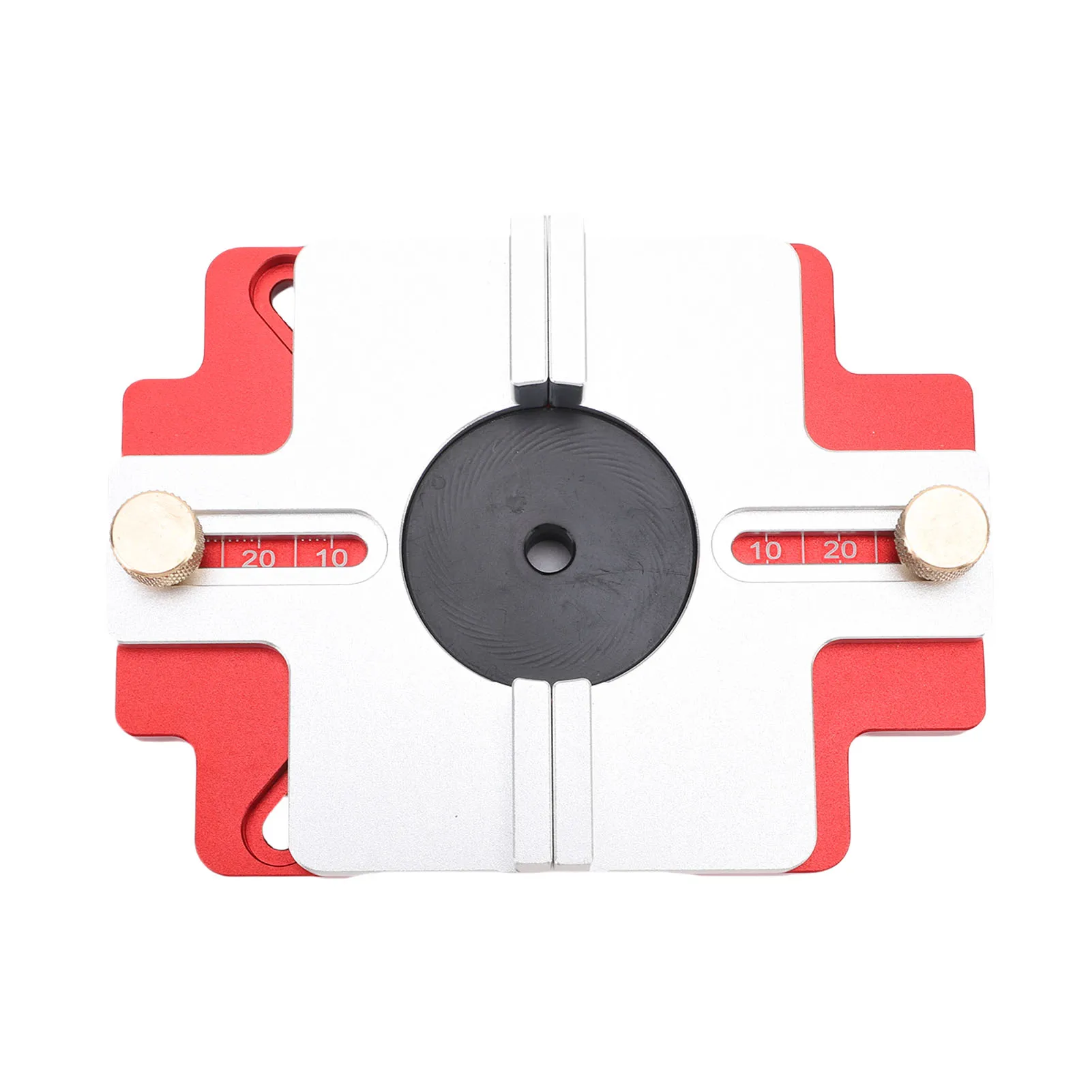 Woodworking Router Slotting Base Wood Router Slotting Locator Clear Scale Abrasion Proof Efficient 2 in 1 Design for Handcraft