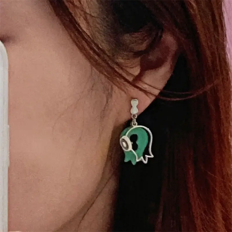 Jet Warrior 2(Splatoon2) Xiaoji Iida Earrings Earrings Earrings Splatoon 3 Animation Peripheral Games 3