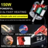 150W Upgraded Plastic Welder 2 in 1 Plastic Welding Kit Plastic Repair Welder Hot Stapler Soldering Gun Rods Car Bumper Repair 4