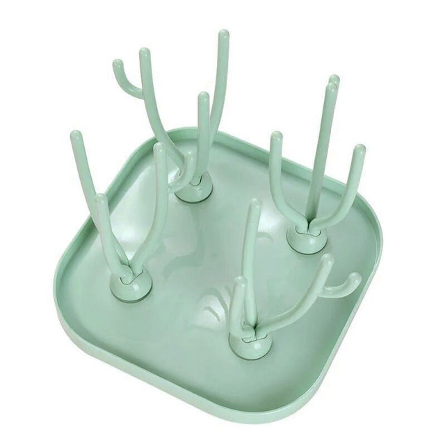 Bottle Holder Baby Bottle Drying Racks Blue Pink Baby Bottle Cleaning Dryer Drainer Storage Removable Baby Bottle Holder