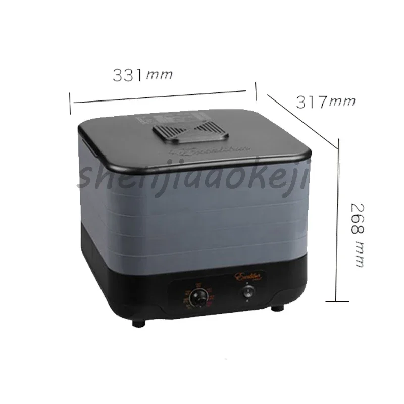 5 Layers Fruit and Vegetable Dehydration Machine Air Dryer Drying Dried Fruit Machine Food Dryer 220V380W Kitchen Appliances 3