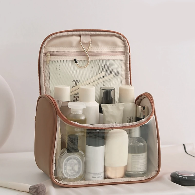 Portable Travel Makeup Bag Waterproof Bathroom Washbag Women Toiletry