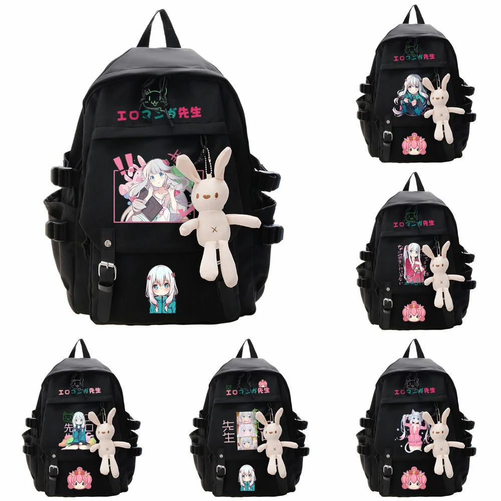 

Eromanga Sensei Anime Backpack Shoulder Travel Bags Students School Book Bags Daily Satchel For Girls Boys Teenagers