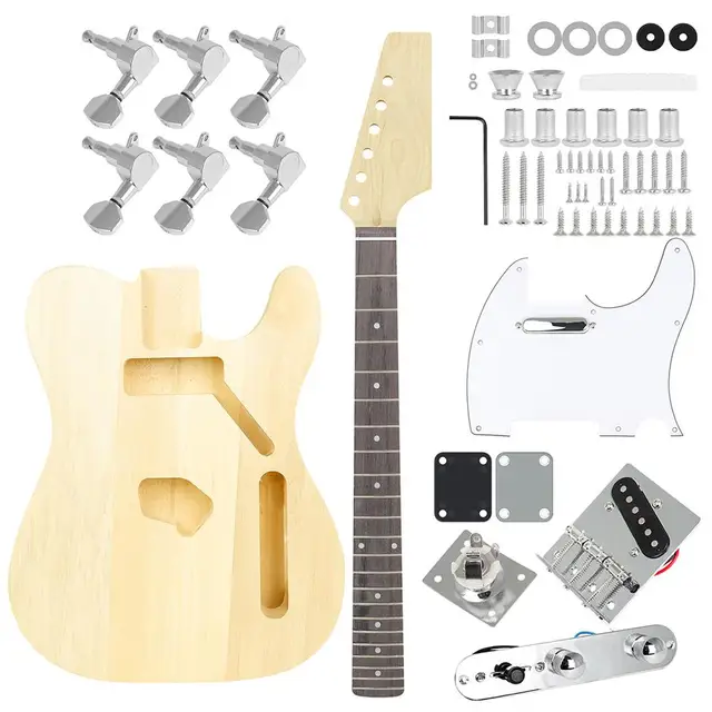 1 Set Electric Guitar Diy Assembled Kit Guitar Hand-assembled Parts Set Playing R-160 Parts & Accessories - AliExpress