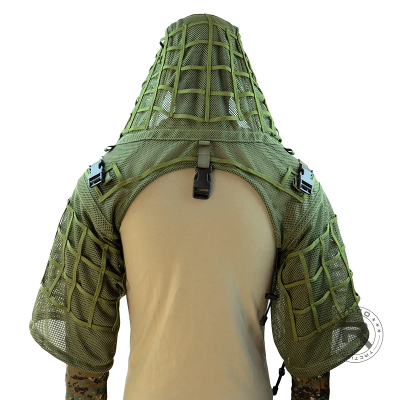ROCOTACTICAL Sniper Tog Ghillie Suit Foundation Breathable Tactical Viper Hood Camouflage Ghillid Hood