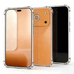 Shockproof Clear Ultra Thin Silicone Phone Case - Anti - Scratch Transparent Protective Cover for Honor 600 Pro