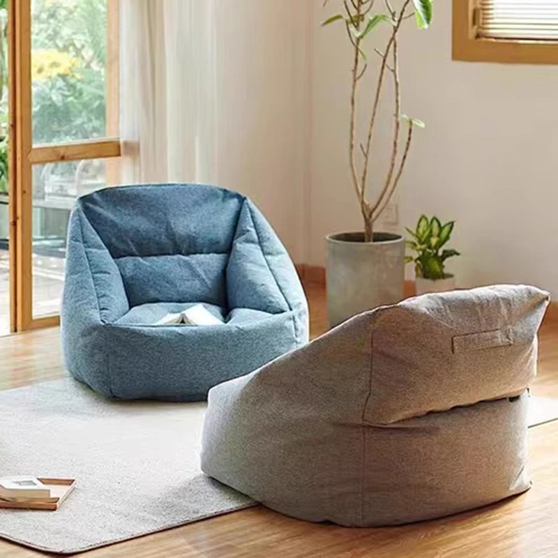 

Curve Multifunctional Bean Bag Sofas Low European Portable Unique Living Room Sofas Organizer Canape Salon Entryway Furnitures