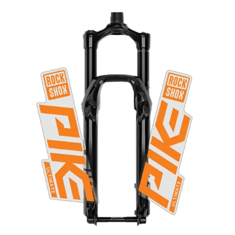 Fork Replacement Decal Sticker Kit For RockShox Pike Select 2020 Series - Matte Or Glossy Finish, Durable Vinyl, Multiple Colors