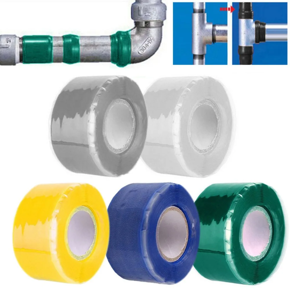 Versatile Waterproof Self-Fusing Silicone Repair Tape - High Temperature & Strong Sealant