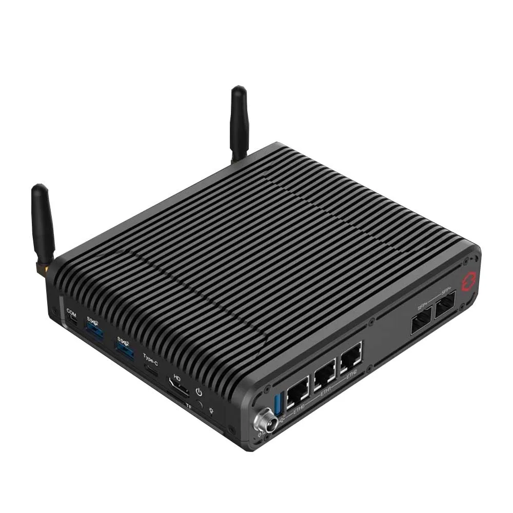업그레이드된 R86S-FLN100 미니 라우터 12세대 Intel N100 듀얼 10G 및 3 2.5G 멀티 포트 10G R86S