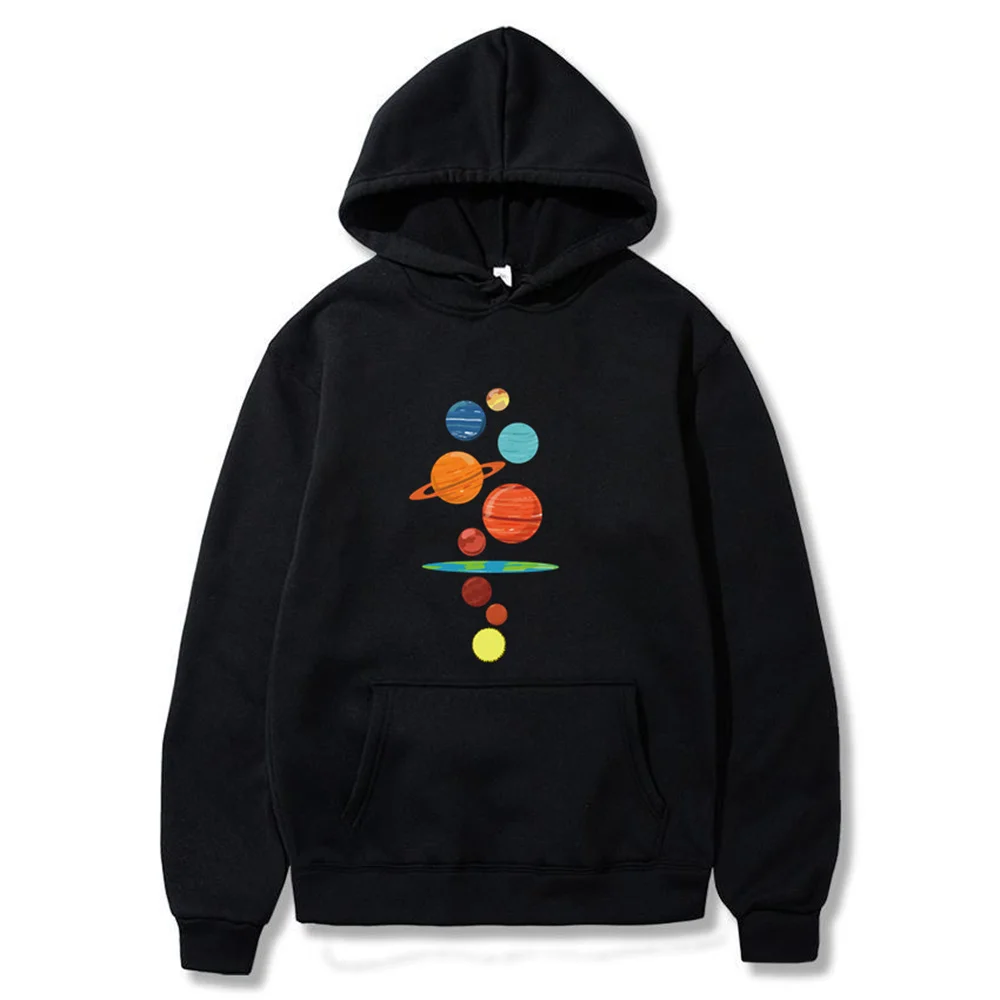 

Flat Earth Club Association Printed Men's Hoodie Fashion Comfortable clothing Loose breathable hoodie men's jumper