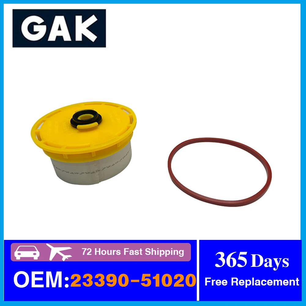

Топливный фильтр бренда GAK для Toyota Land Cruiser 70 200 202 LEXUS LX450D 460 570-23390 51070 2339051070-23390 51020,23390-51070