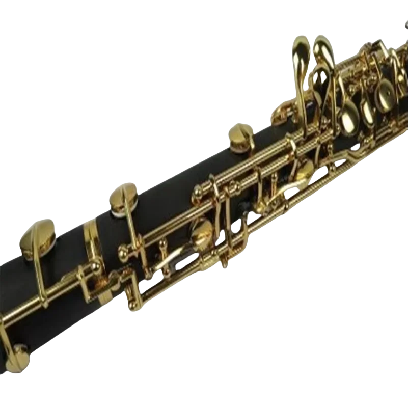 Excellent semiautomatic composite wood concert oboe,gold-plating C key