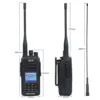 TYT MD-UV390 GPS 10W IP67 Waterproof Dual Band AES256 Encryption Record DMR Digital Analog Walkie Talkie W/2800mAh USB-C Battery 5