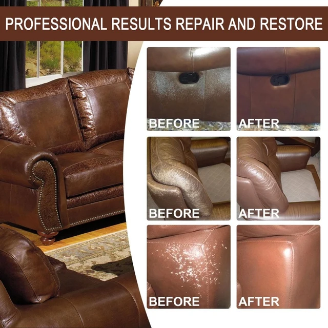 Leather Repair Kit for Home - Revive Your Leather Couch with Ease