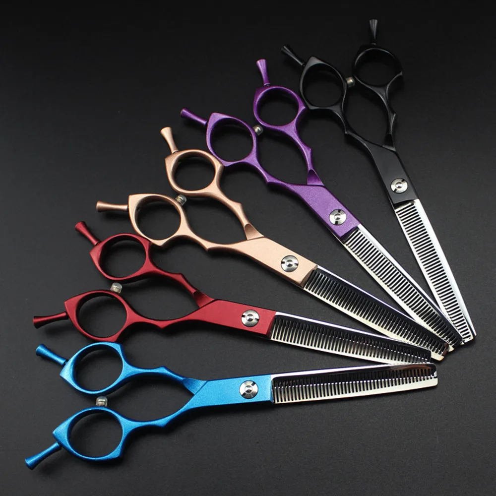 

Professional Japan 440c steel 6.5 '' pet dog grooming hair scissors Thinning barber tools haircut shears Hairdressing scissors