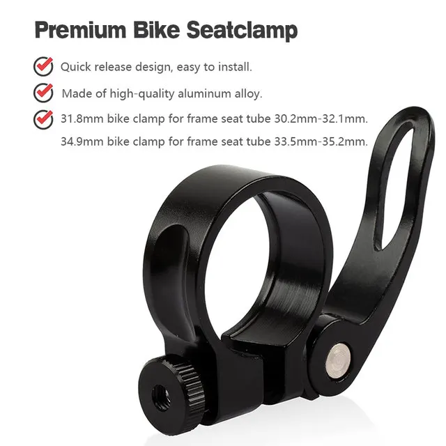 Description Picture 5 of itemBike Seat Post Clamp Quick Release Aluminum Alloy Bicycle Seatpost Saddle Lock MTB 31.8mm 34.9mm Cycling Accessories Wholesale