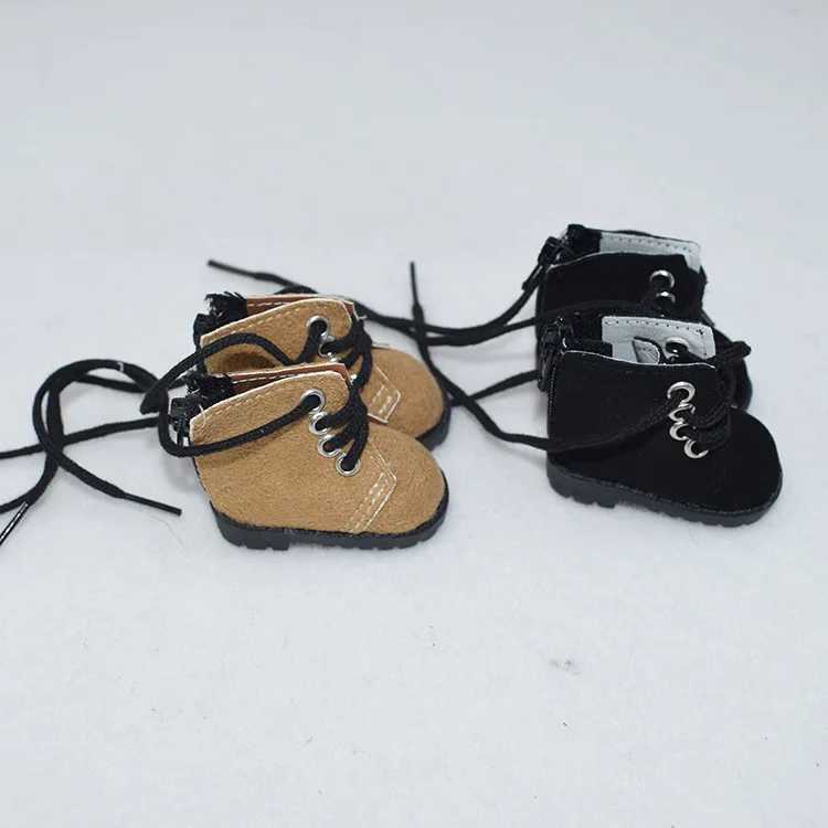 1 Paar Länge 5,4 cm Puppenstiefel Puppenkleidung Zubehör Schuhe Passend für 20 cm Puppe – Detail 4