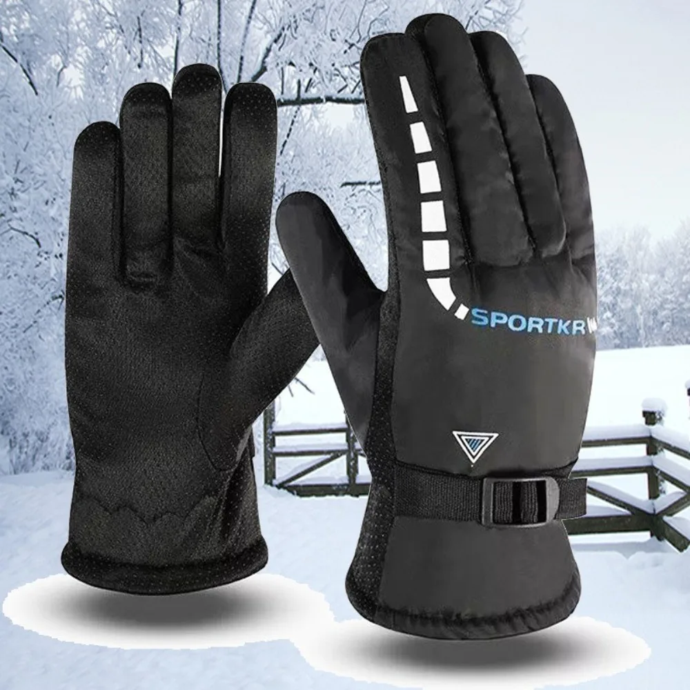 New Ultralight Ski Gloves Waterproof Thicken Winter Gloves Motorcycle Gloves Men Women