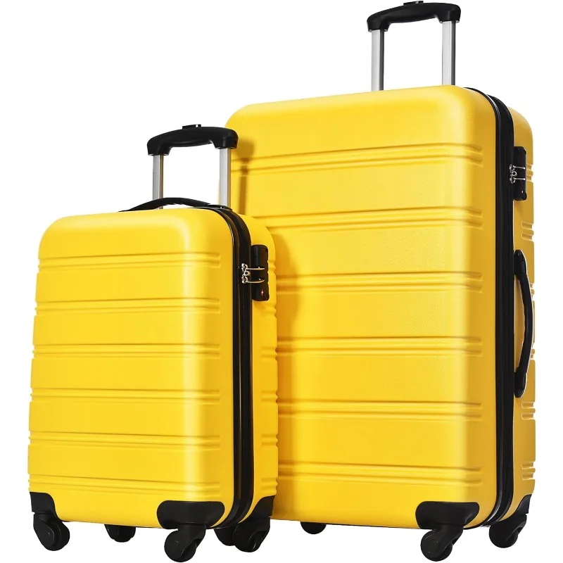 

Merax Luggage Sets of 2 Piece Carry on Suitcase Airline Approved,20/28 IN Hard Case Expandable Spinner Wheels