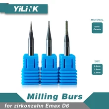 

Dental Glass Ceramic Cutting Burs for Zirkonzahn M1/M2 Miling Machine CAD CAM