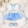 Original Design Chinese Style Hanfu Dresses Cheongsam Clothes Retro Outfit For 20cm Plush Doll Chinoiserie Costume Gift 1