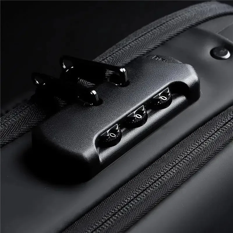 Password Lock Anti-Theft Men's Bag Men's Chest Bag Casual Sports Small Backpack Shoulder Crossbody Bag Motorcycle Bag 2025