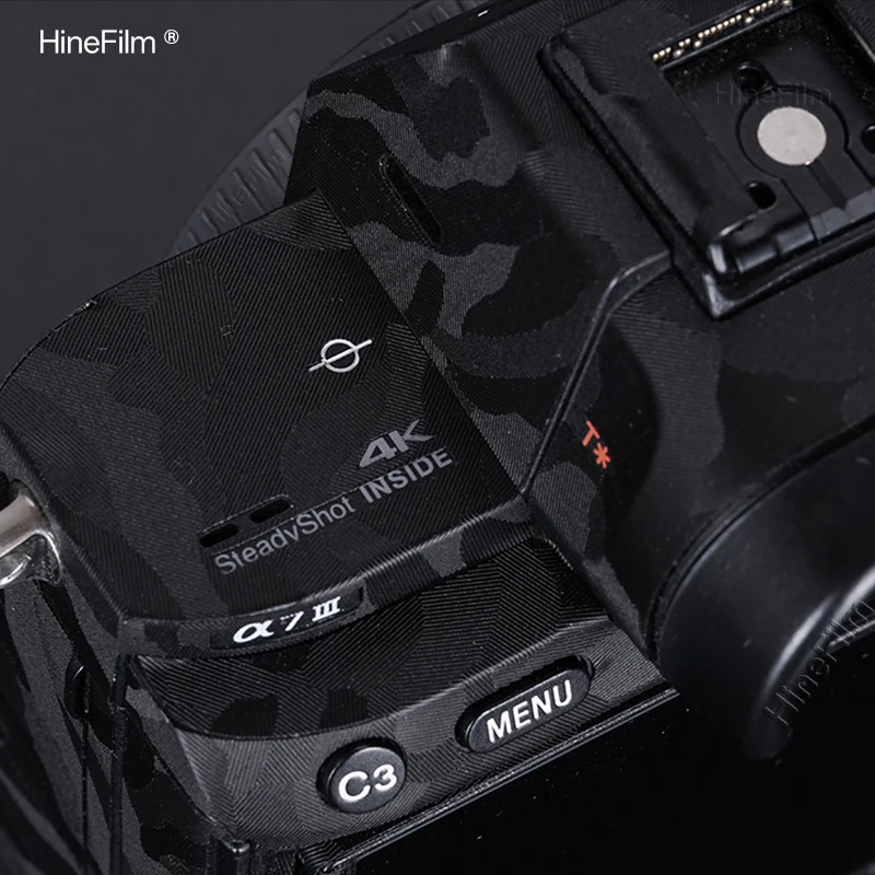 A7III A7M3 Camera Vinyl Wrap Stickers For Sony ILCE-7M3 A7RIII A7R3 Camera Decal Skins Protector Wrap Cover Sticker Film — view 4
