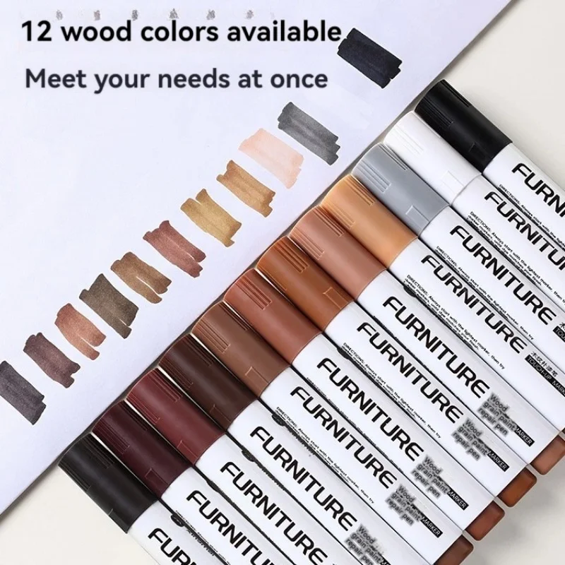 Furniture Touch Up Kit Markers Amp Filler Sticks Wood Composite Grain Paint Repair Pen Scratches Restore Scratch Patch 21/6Pcs furniture touch up markers furniture markers