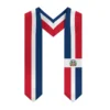 Dominican Republic Flag Graduation Stole Shawl Sash Honor For Study Aboard International Students 1