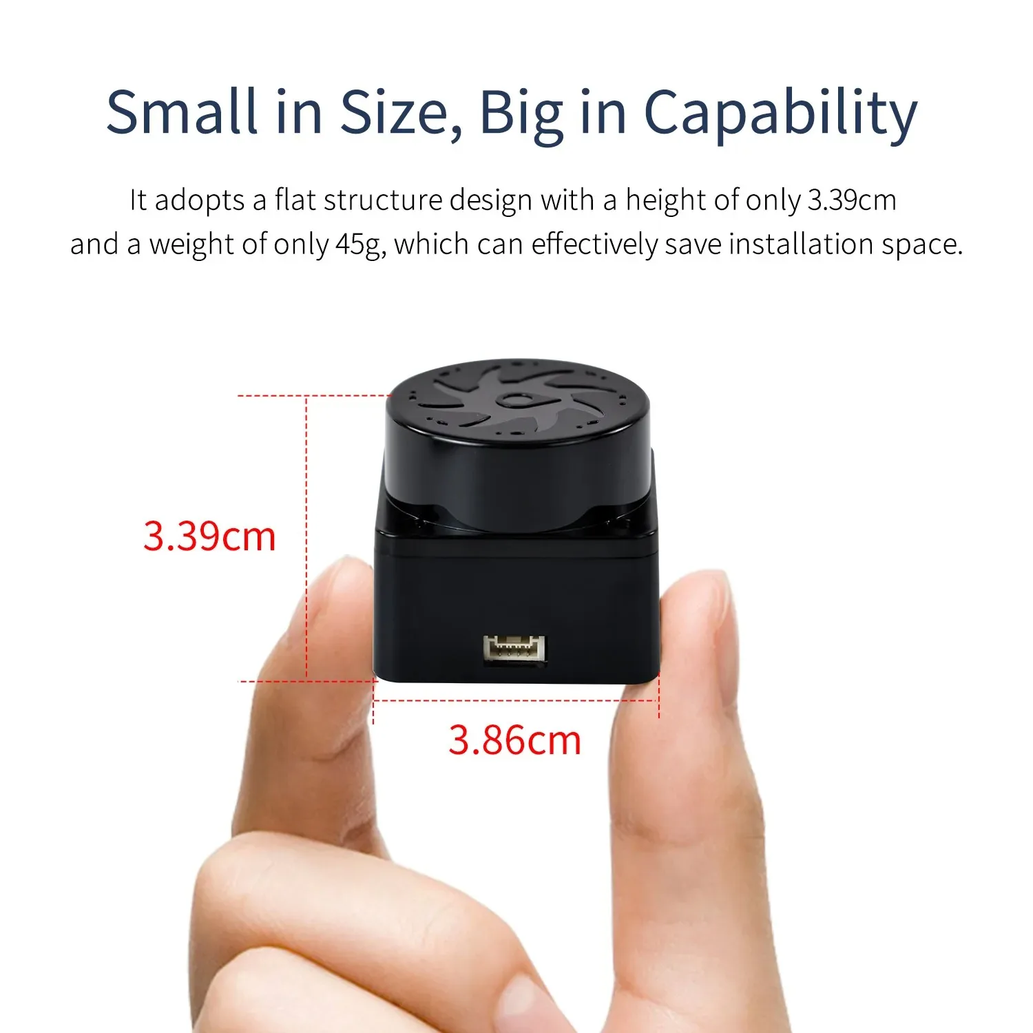 EAI YDLIDAR T-mini Plus Lidar Sensor Kit TOF ROS Robot SLAM Navigation 360° 12m Distance Scanner Module Support ROS1 and ROS2 2