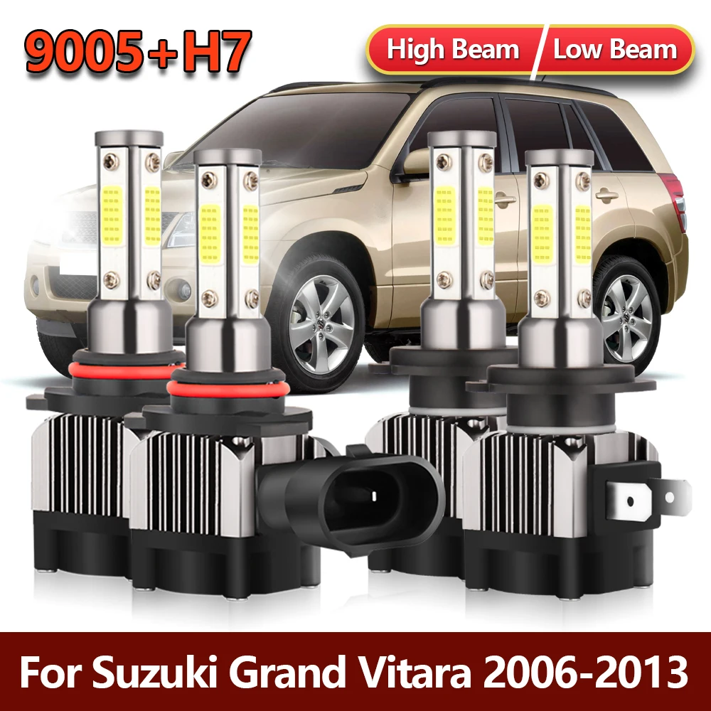 Bombillas de faro LED para Suzuki Grand Vitara, 9005, 2006, 2007, 2008, 2009, 2010, 2011, 2012 Bombillas de faro LED para Suzuki Grand Vitara, 9005, 2006, 2007, 2008, 2009, 2010, 2011, 2012
