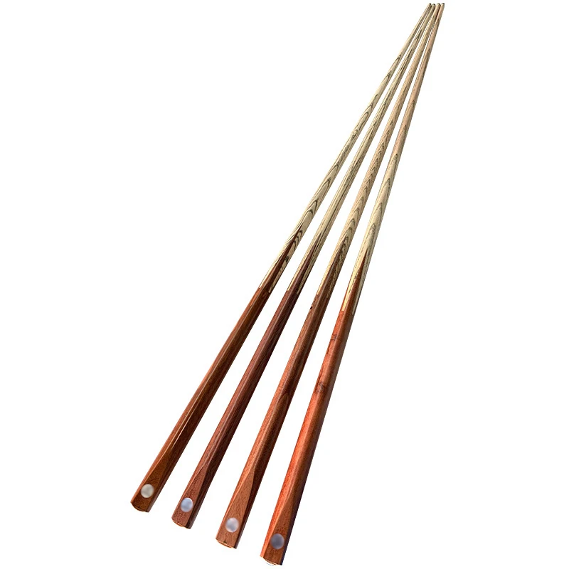 One-Piece Billiard Cue 48inches 122cm with 9mm or 10mm Cue Tips Made of Ash Wood and Rose Wood for Sale