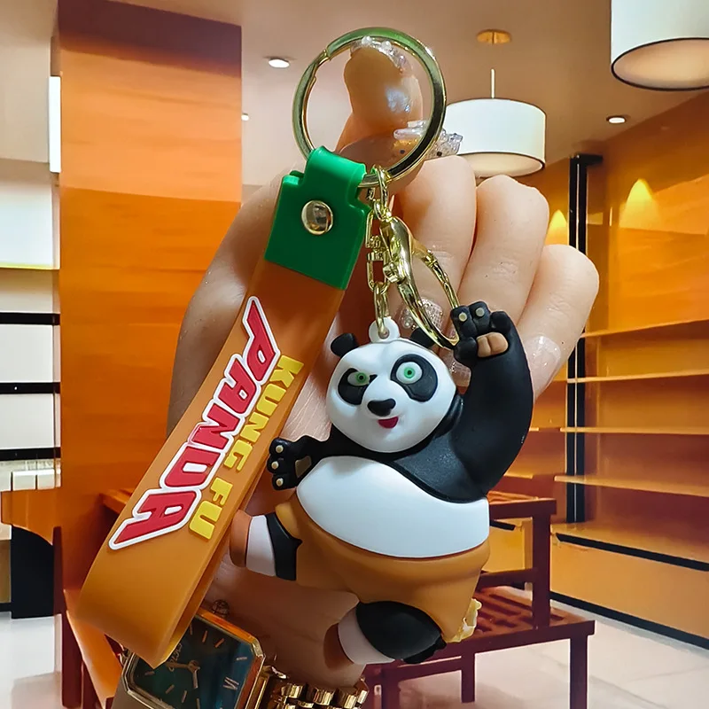Dreamworks Studios Cartoon Kung Fu Panda Keychains Mobile Phone