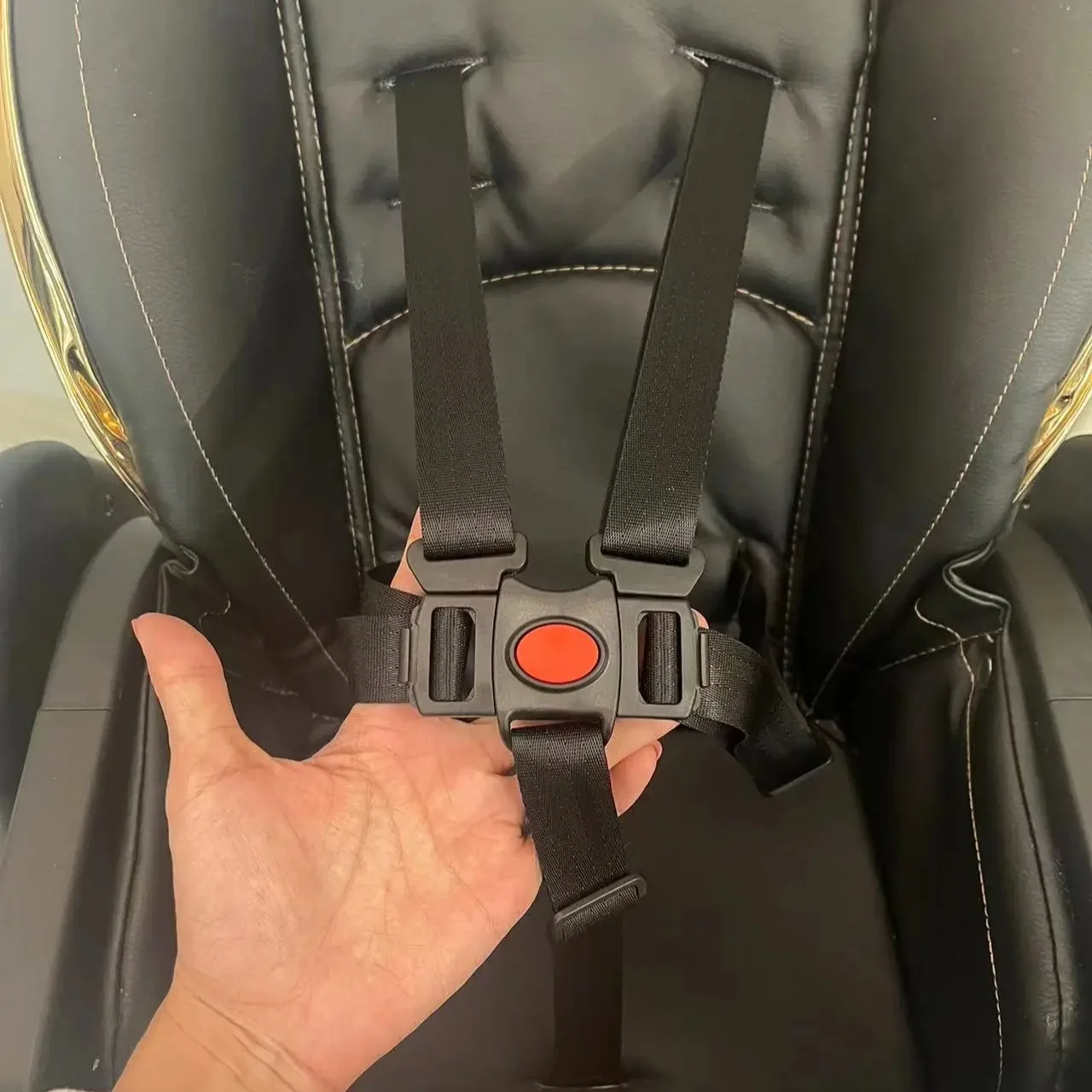 Infans Passeggino Imbracatura Per Passeggino Carrozzina Per Bambini Cintura Di Sicurezza Per Sedile Imbracatura A 5 Punti Eyeliner Trapp