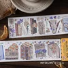 Poetry Wine Flower Tea Washi Tape Paper Masking Tape For Diy Diary Scrapbooking Decorations 2