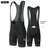 Phtxolue Men Cycling Bib Shorts Anti-Loss Zipper 6H 500KM Ride Mountain Pro Bike Shorts Blank Blue Outdoor Cycling Shorts Women 1